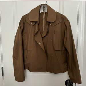 Lululemon Waterproof Cropped Trench Coat (Deep Artifact)